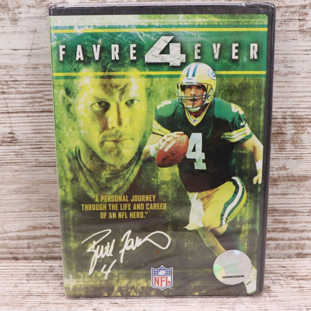 NFL Brett Favre 4Ever Forever (DVD) Football Green Bay Packers New Sealed